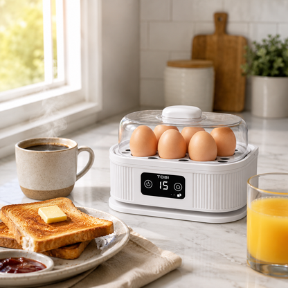 Hervidor Eléctrico Smart TOBI — Timer Digital y Apagado Automático
